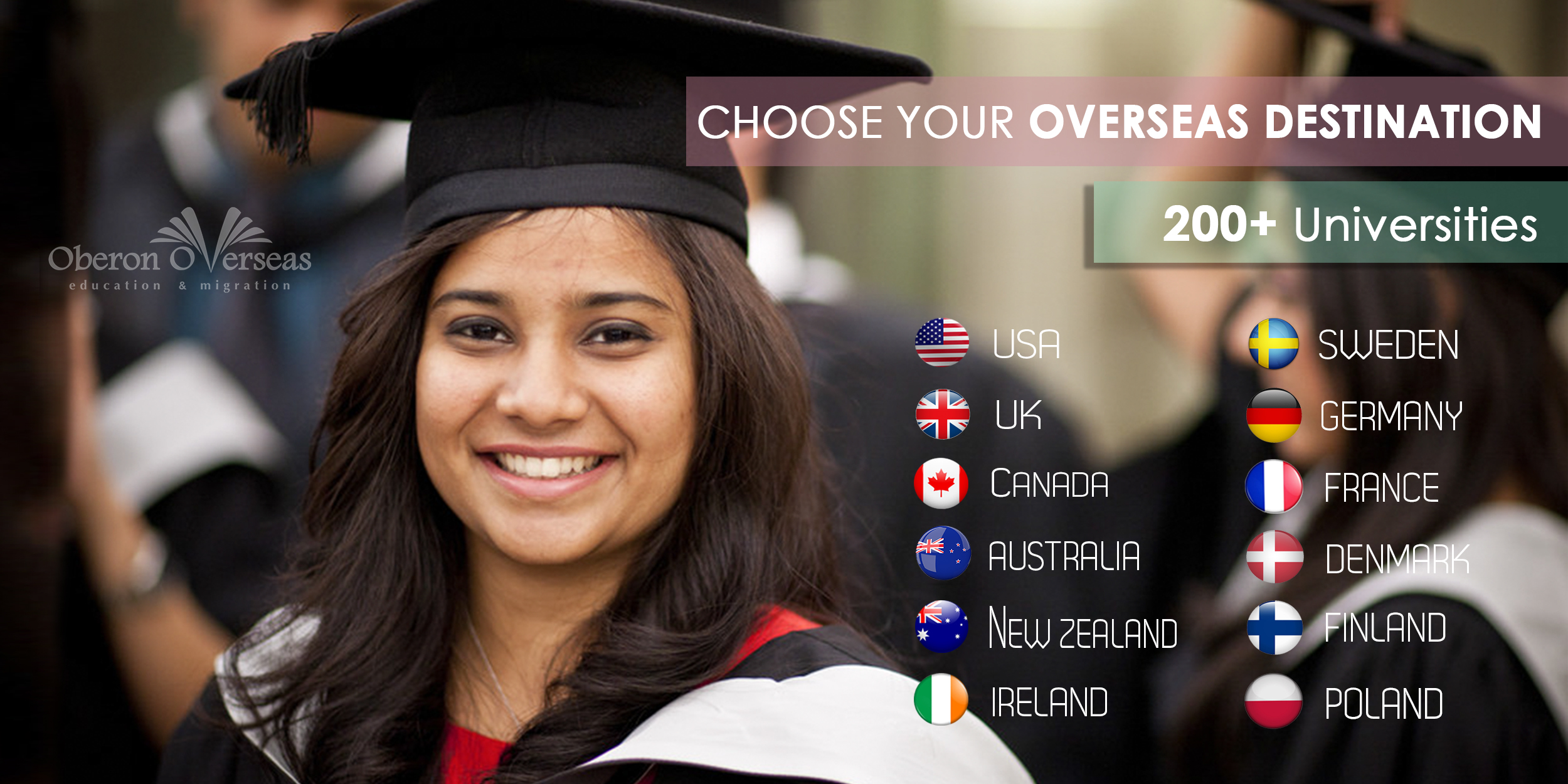 Oberon  Education and Emigration Consultants Pvt Ltd, education at international universities and colleges at affordable cost